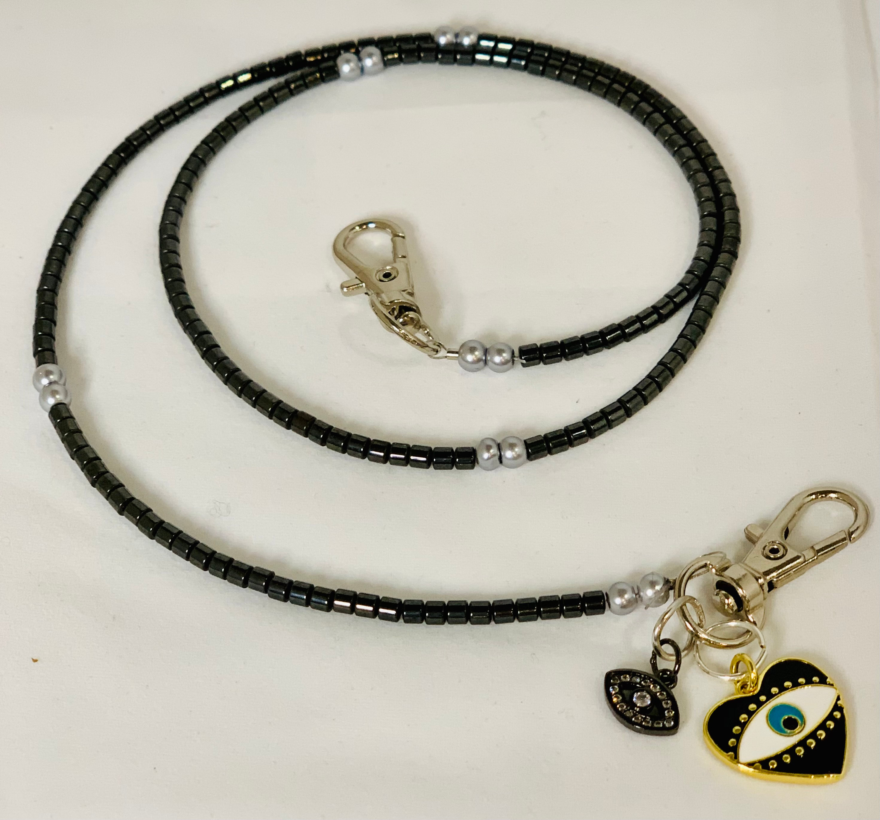 Black Onyx Stone Bead Necklace | Black Obsidian Stone Necklace - Necklaces  6/8mm - Aliexpress